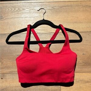 lululemon athletica Red Racerback Sports Bra